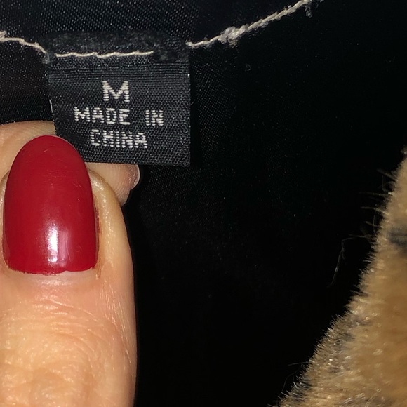 G-111 apparel vintage guepard print jacket/vest. Animal print cheetah leopard - Picture 7 of 8